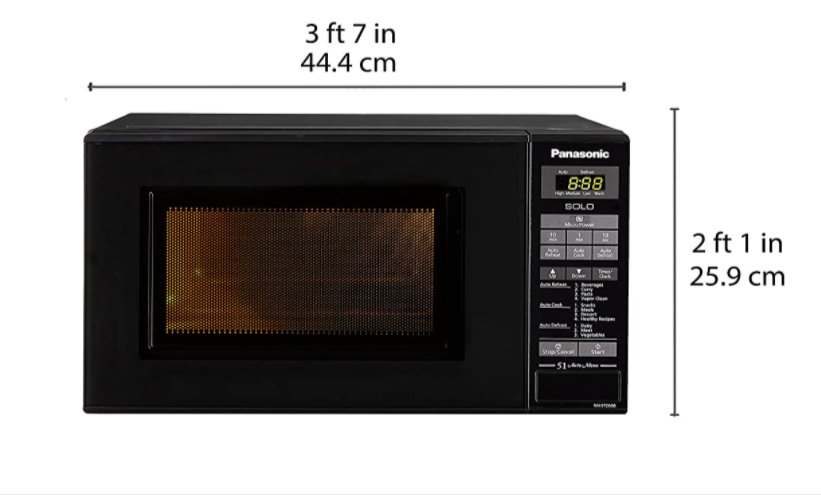 Panasonic 20L Solo Microwave Oven (NN-ST266BFDG, Black, 51 Auto Menus) â Lokmanya India